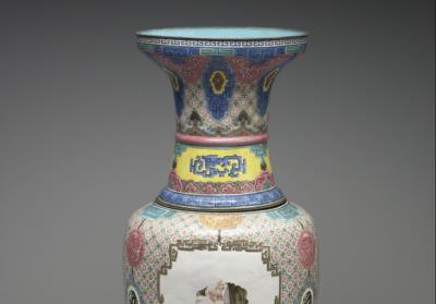 图片[2]-Vase with painted enamel decor, Qing dynasty (1644-1911)-China Archive